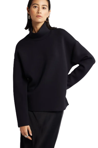 Nordstrom, Scuba Knit Turtleneck Long Sleeve Top