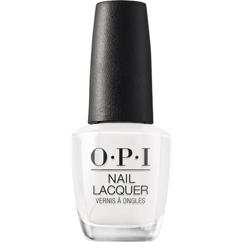 Opi Nail Lacquer Alpine Snow | Opaque Soft White Cr&amp;egrave;me Chip Resistant Nail Polish | Fast Drying, Streak Free