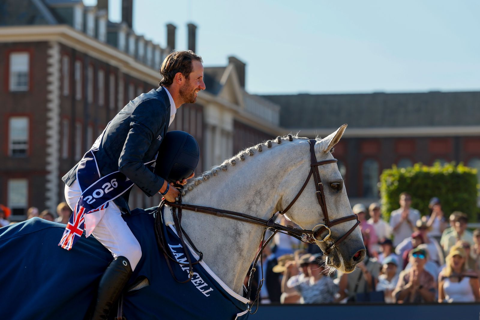 Olympic champions Christian Kukuk and Checker 47 win the Longines Global Champions Tour grand prix of London for the second successive year.