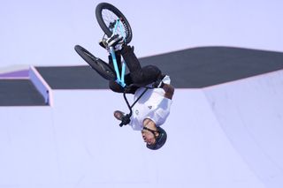 Paris 2024 Olympic Games - Cycling BMX Freestyle - Men&#039;s Park Final - The Urban Park, Place de la Concorde, Paris, France - Jose Torres Gil (Argentina)