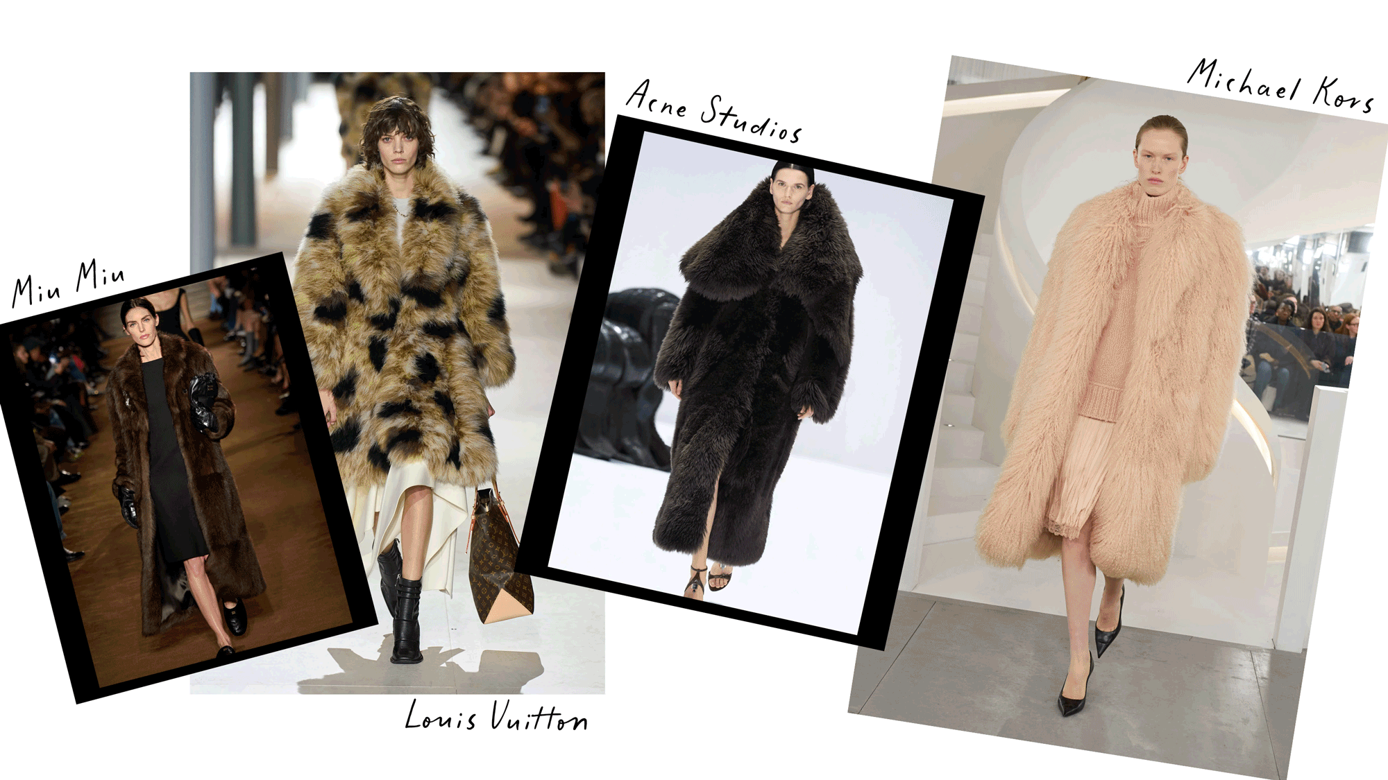 shaggy midi coat