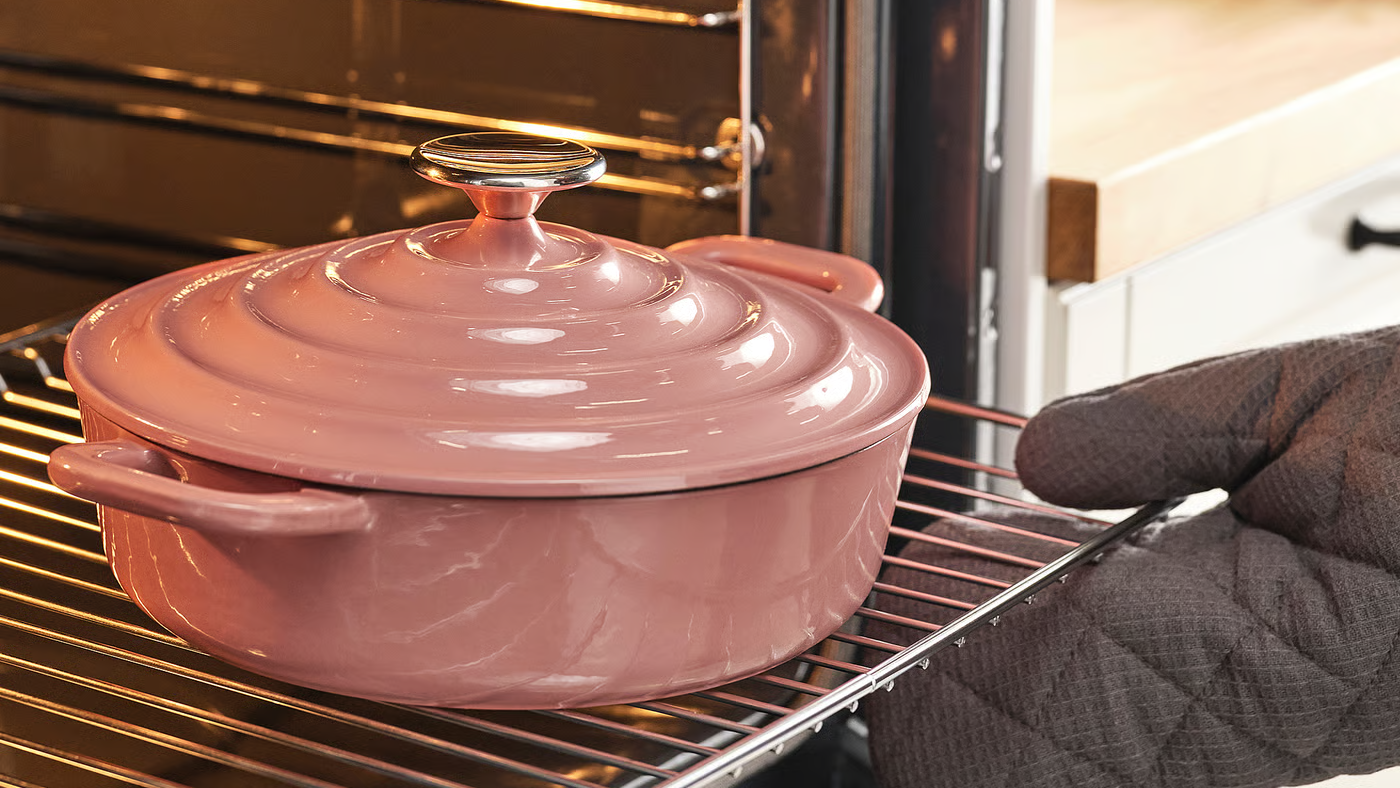 IKEA VARDAGEN enamelled cast iron cookware