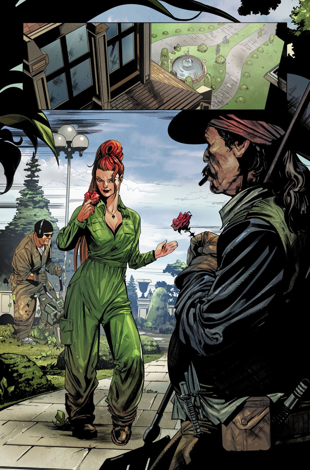 Poison Ivy #7 interior art by Atagun Ilhan