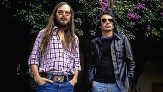 Walter Becker and Donald Fagen of Steely Dan, 1977 