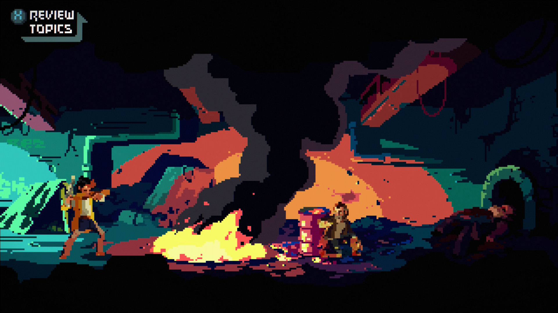 The Drifter review, Switch 2, pixel art game screens