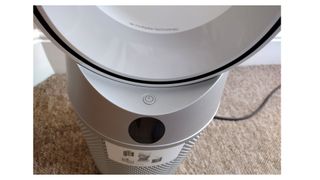 Dyson Purifier Cool review: Image shows a closeup of the air purifier.