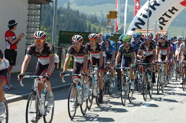 Maxime Monfort, Jacob Fuglsang, Andreas Kloden, Frank Schleck