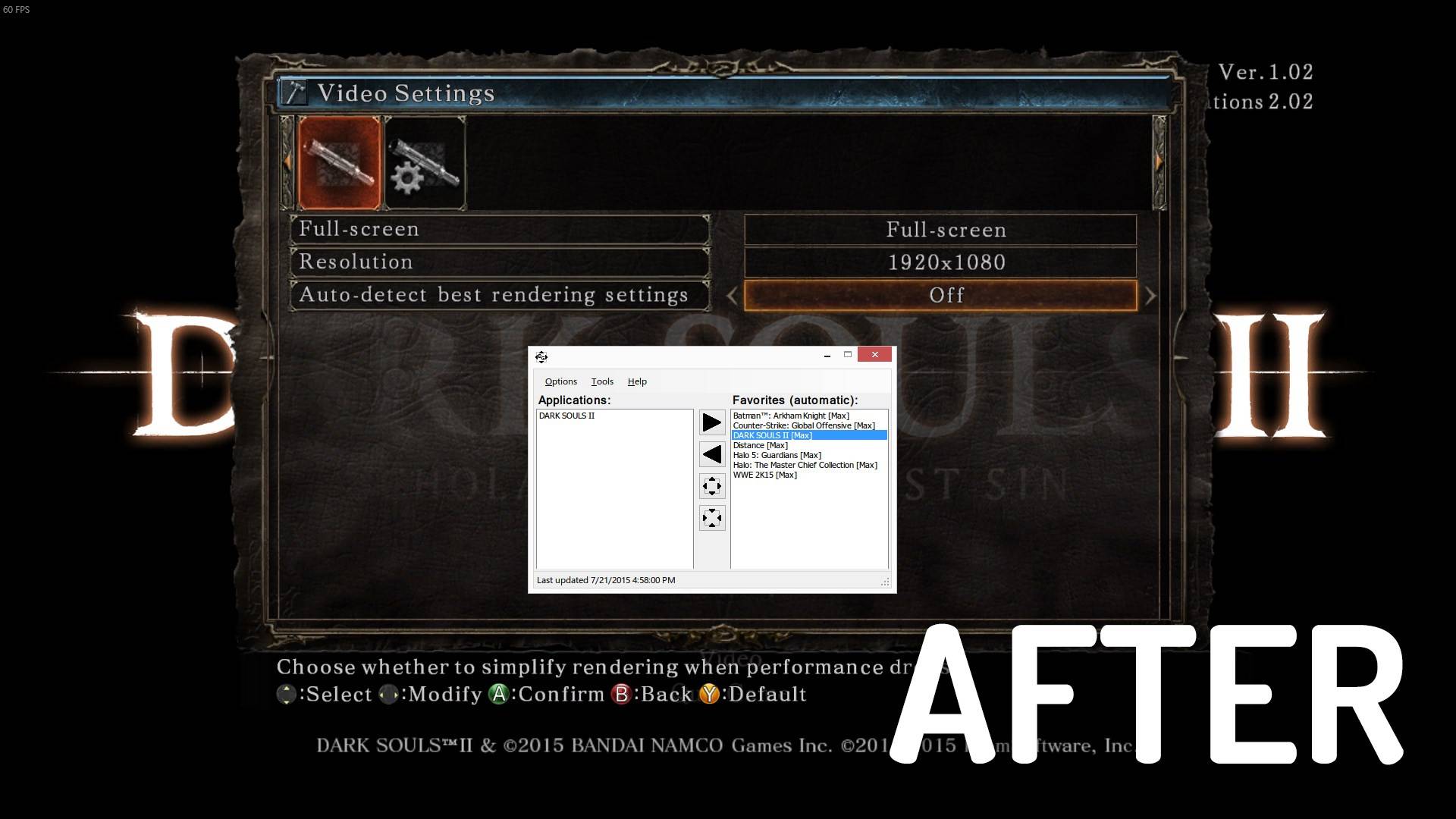 Borderless Gaming Steam App example image
