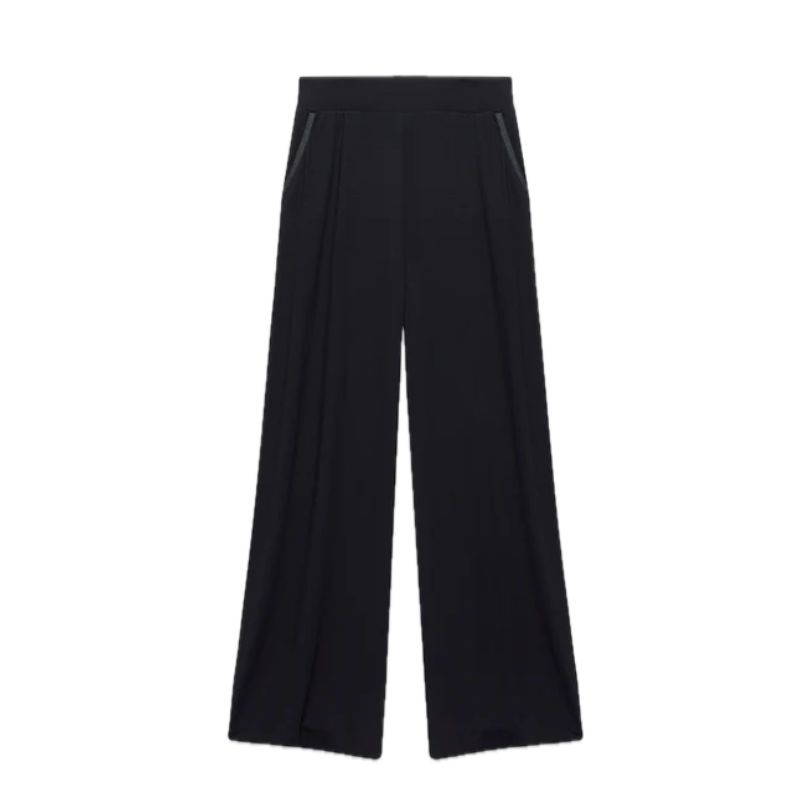 Mint Velvet , Black Palazzo Wide Leg Trousers