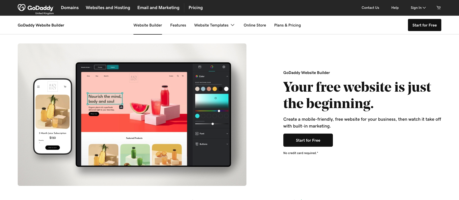 GoDaddy Website Builder review 2025: My experience, insights, and its limitations.