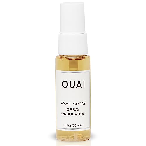 Ouai Wave Spray Travel Size - Texture Spray for Hair With Coconut Oil and Rice Protein - Adds Texture, Volume 
Shine for Beach Waves - Paraben Free, Safe for Color 
Keratin-Treated Hair - 50ml