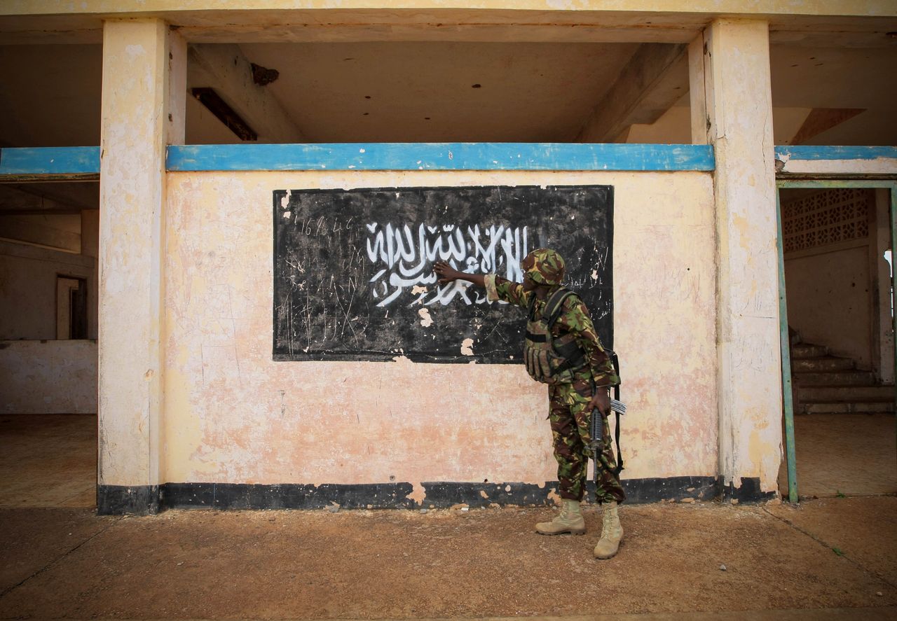 soldier in African Union Mission in Somalia.