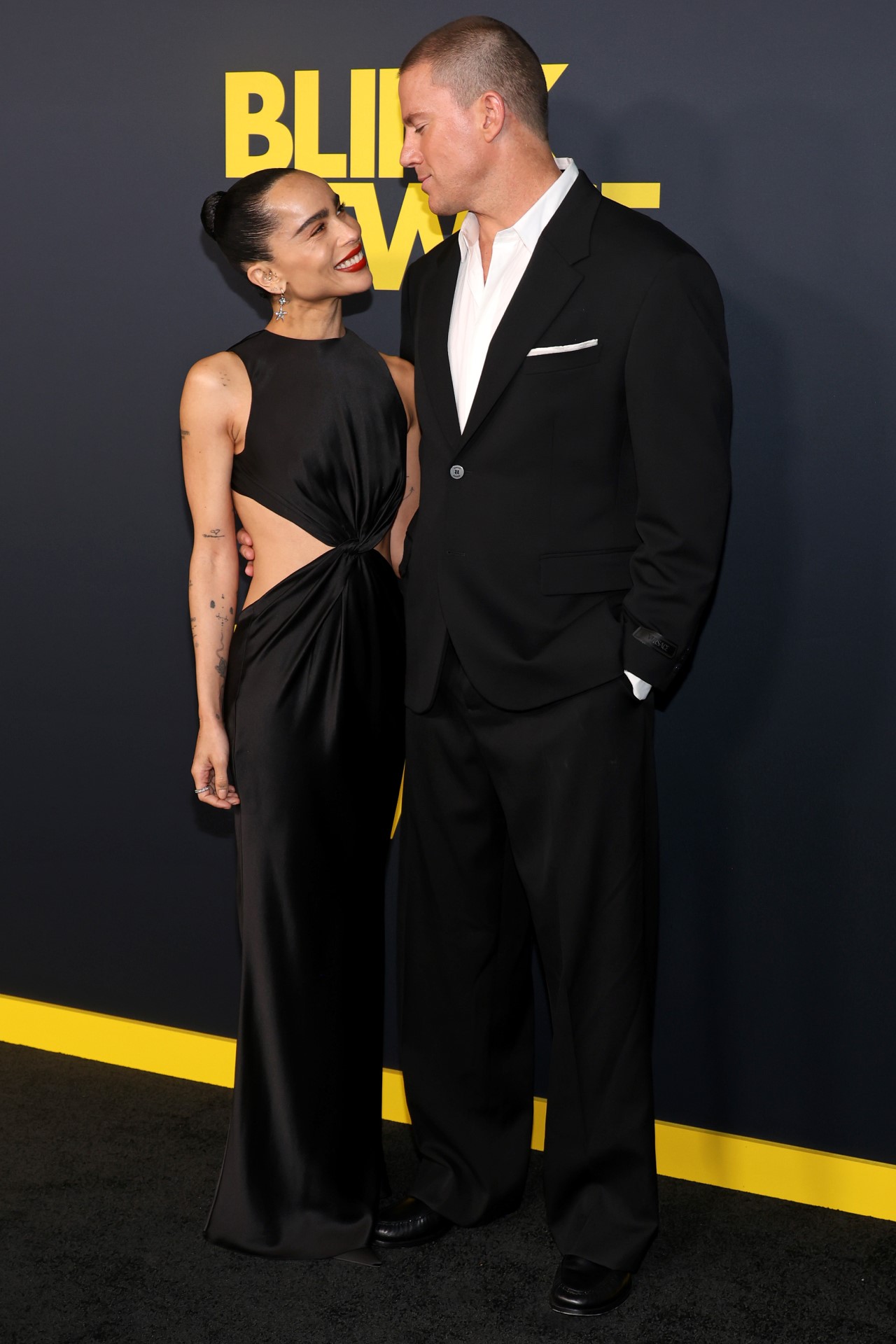 Channing Tatum And Zoë Kravitz Are About To Debut Blink Twice Together, But Their Red Carpet Debut At The Premiere Was An Even Sweeter Milestone