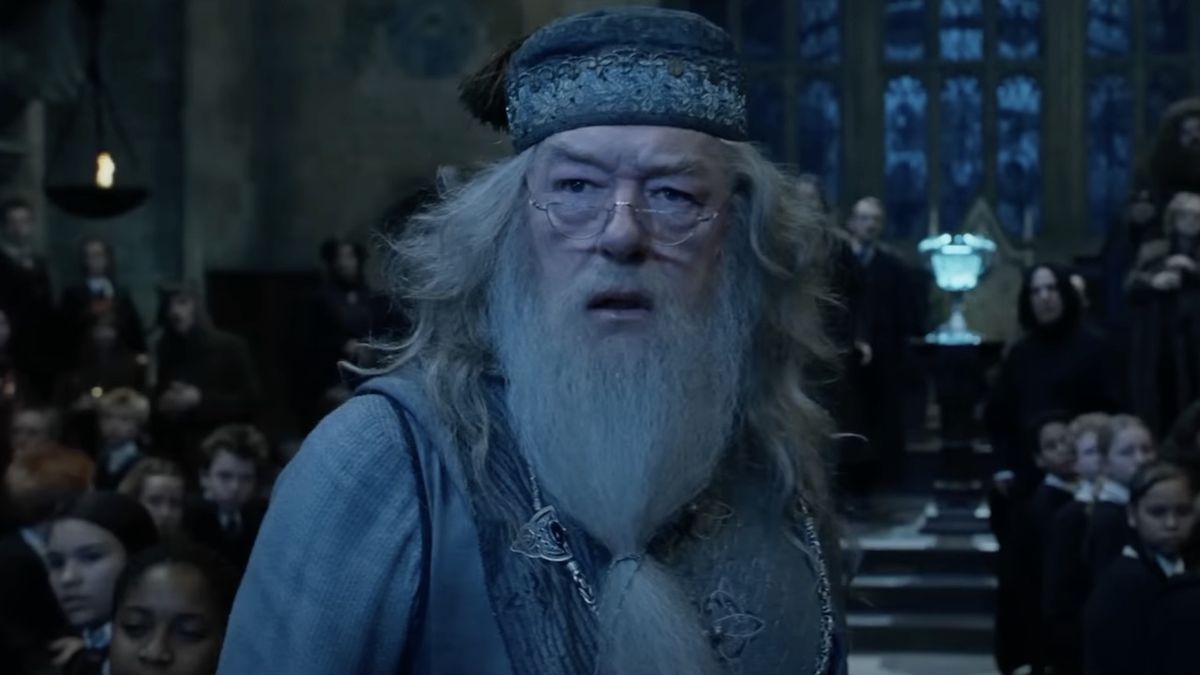 Michael Gambon&#039;s Albus Dumbledore in THe Goblet of Fire