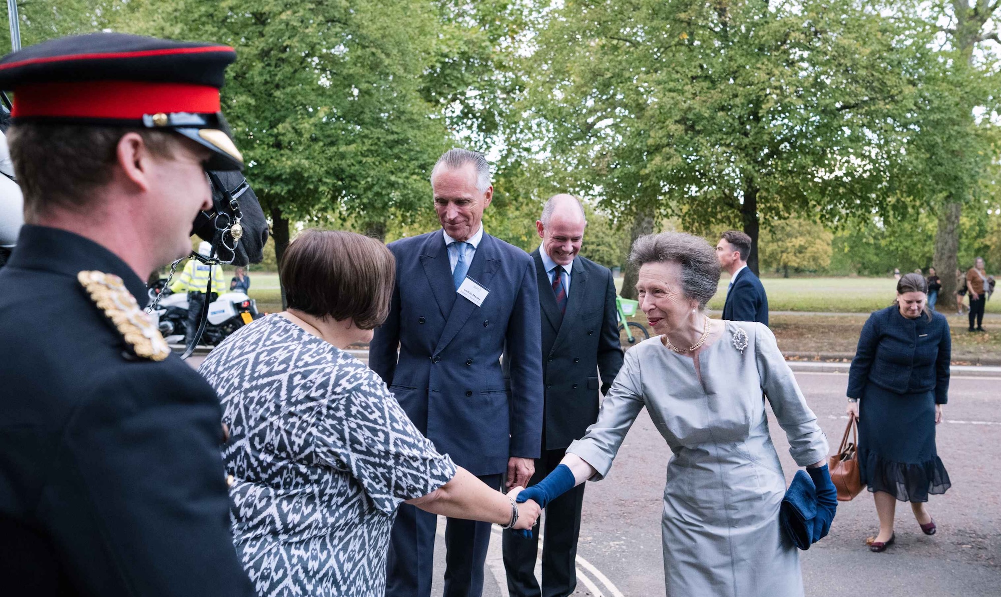 The Princess Royal at Hyde Park Barracks