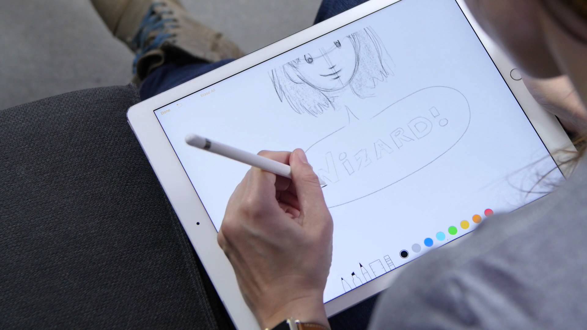 На каком ipad можно рисовать apple pencil