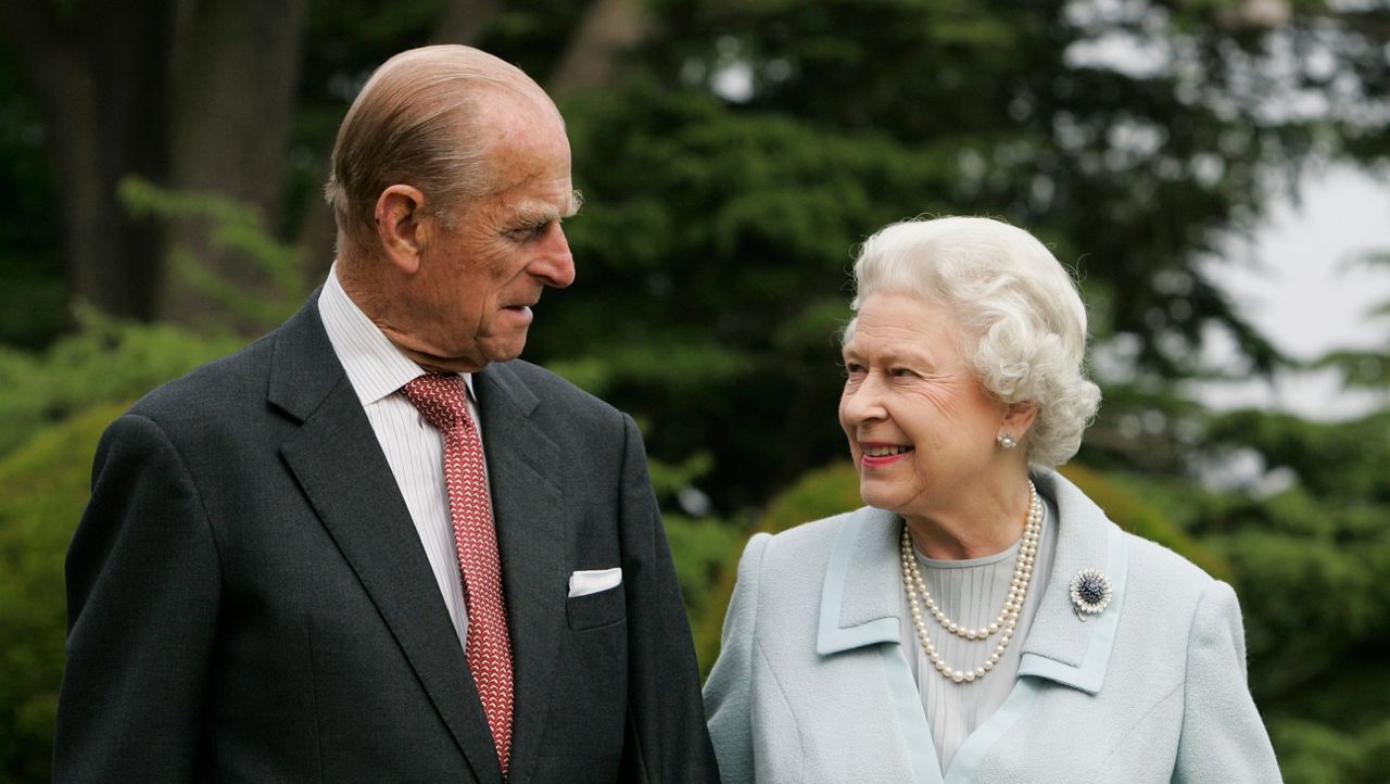 In this image, made available November 18, 2007, HM The Queen Elizabeth II and Prince Philip, The Duke of Edinburgh re-visit Broadlands, to mark their Diamond Wedding Anniversary on November 20.