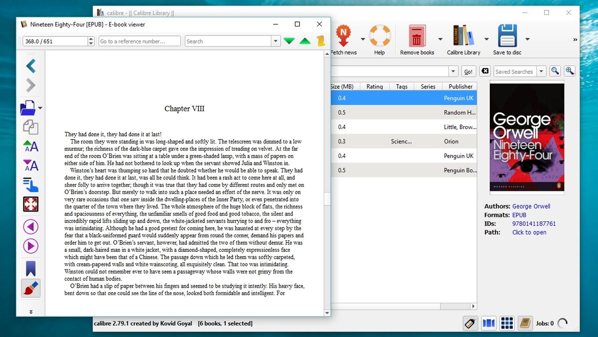 download calibre epub reader