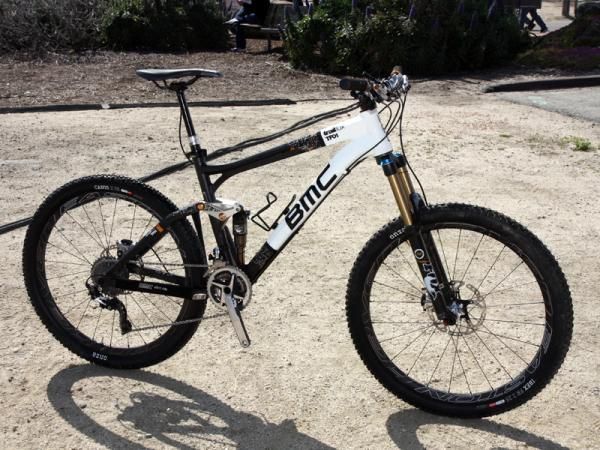 BMC previewed an aluminum 29er prototype at Sea Otter. The hardtail will also be joined by a 29" 100mm-travel full-suspension platform, too.