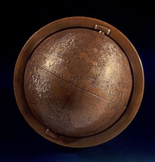 the copper Lenox globe