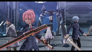 The party prepares for battle in The Legend of Heroes: Trails of Cold Steel 3