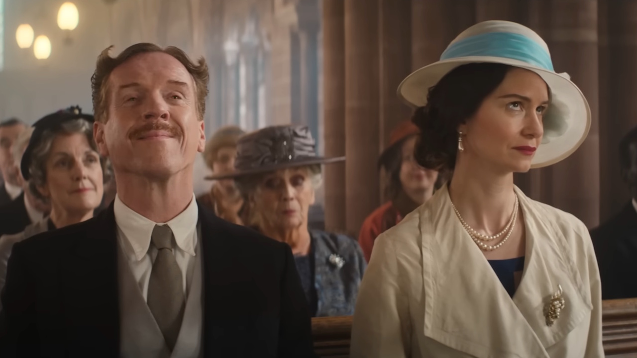 Screenshot from the Fackham Hall trailer.