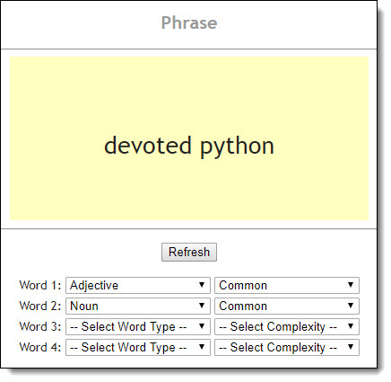 Watch out for snakes phrase tool