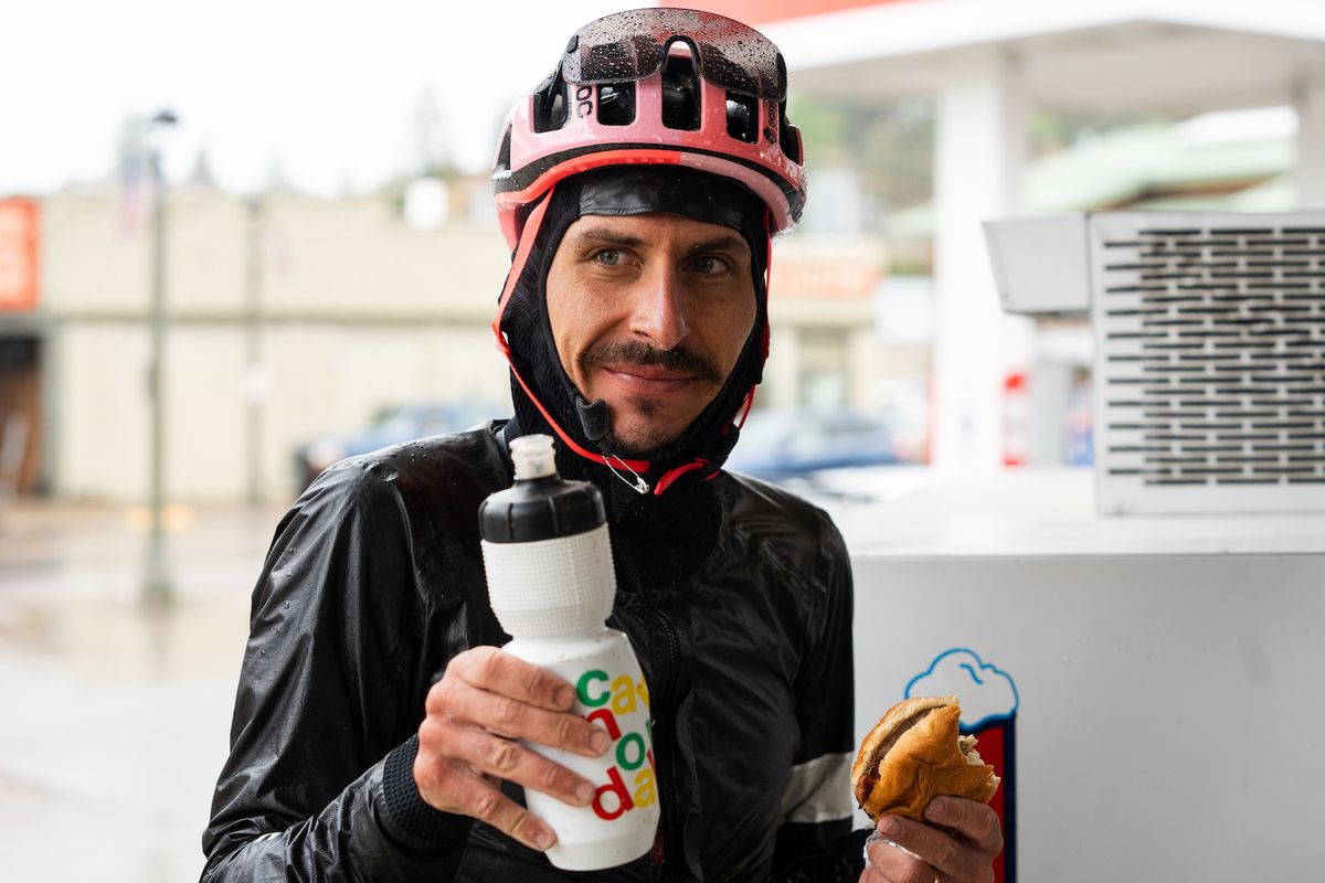 Lachlan Morton (EF Education-EasyPost) out on the Tour Divide Route in 2023
