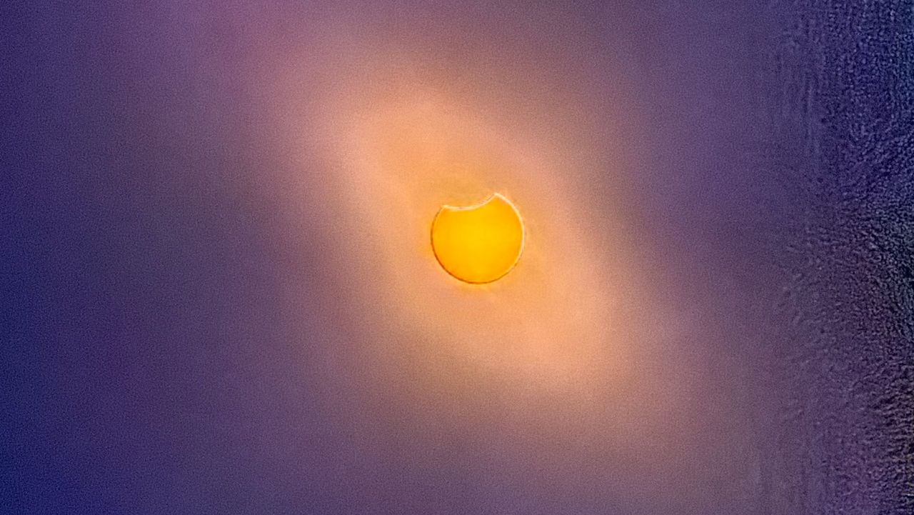Solar Eclipse 2026 shot on smartphone
