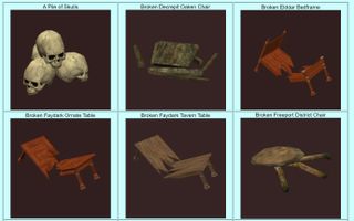 Some spooky examples of "forgotten furniture" via EQ2 Traders Corner.