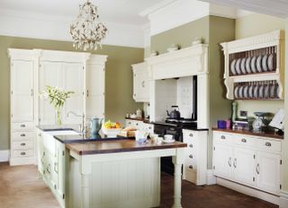 Grand kitchen in Victorian vicarage