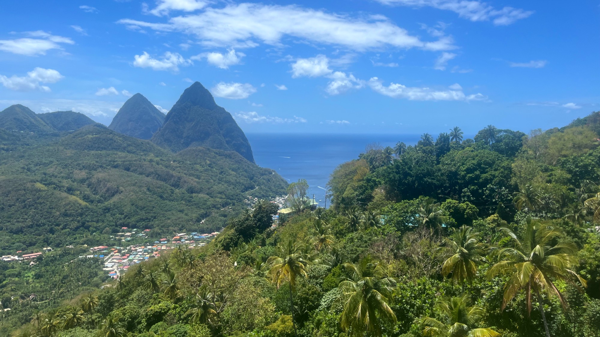 The Pitons in St Lucia