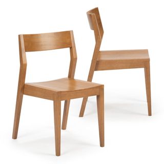 Solid Wood Dining Chair (Set of Two)