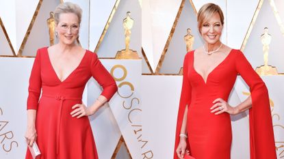 These Celebs Looked Identical on the Oscars Red Carpet Last Night