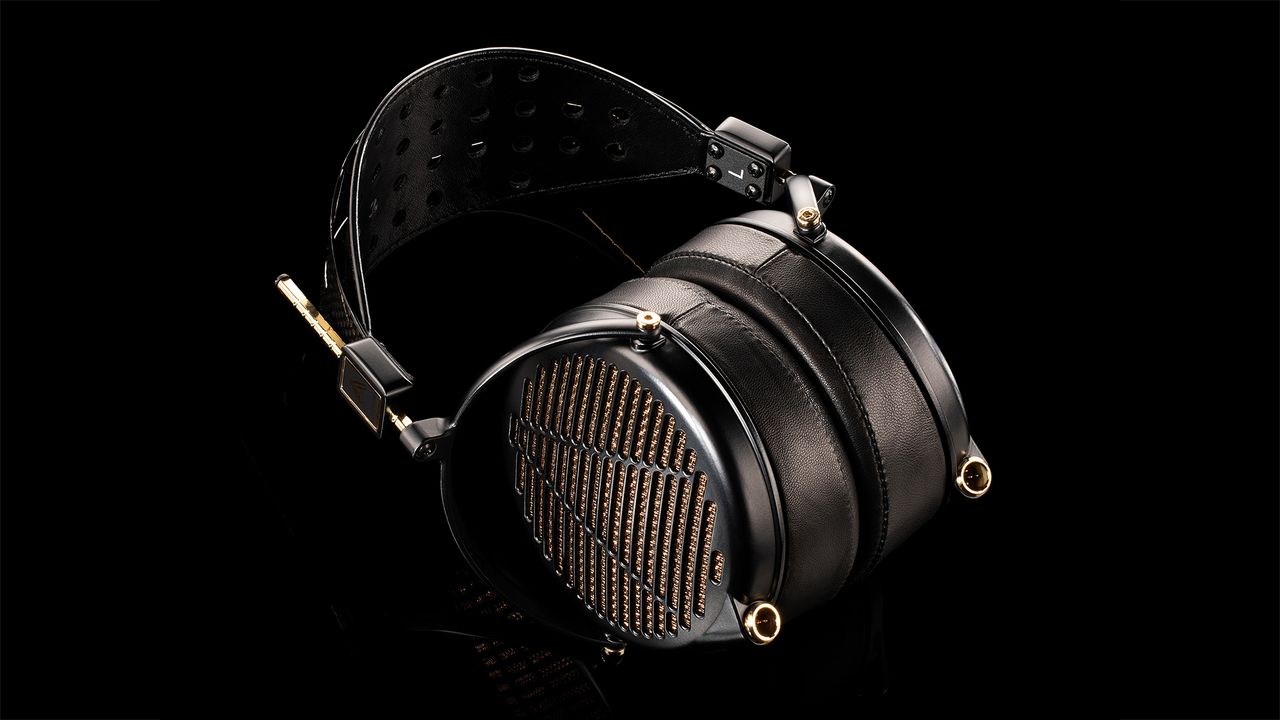 A selection of three different Audeze headphones.