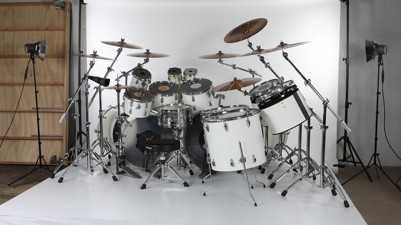Alex Van Halen 1980 Ludwig drum kit
