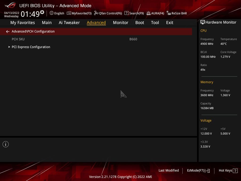 Asus ROG Strix B660-A Gaming WIFI D4