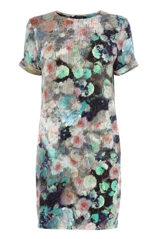 Warehouse Stripe Floral Tunic Dress, £38