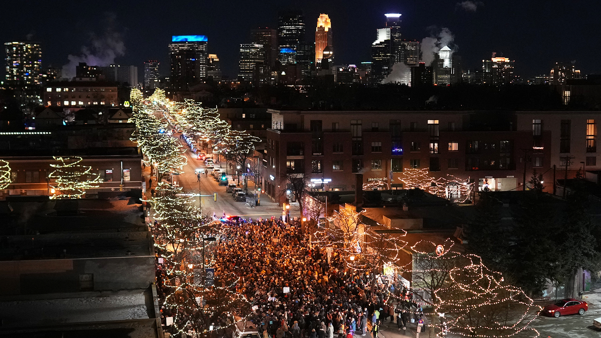 A vigil takes place in Minneapolis for Alex Pretti, who was shot and killed by Customs and Border Protection agents in the city last week
