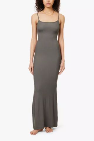 Skims Soft Lounge sleeveless slim-fit stretch-woven maxi dress