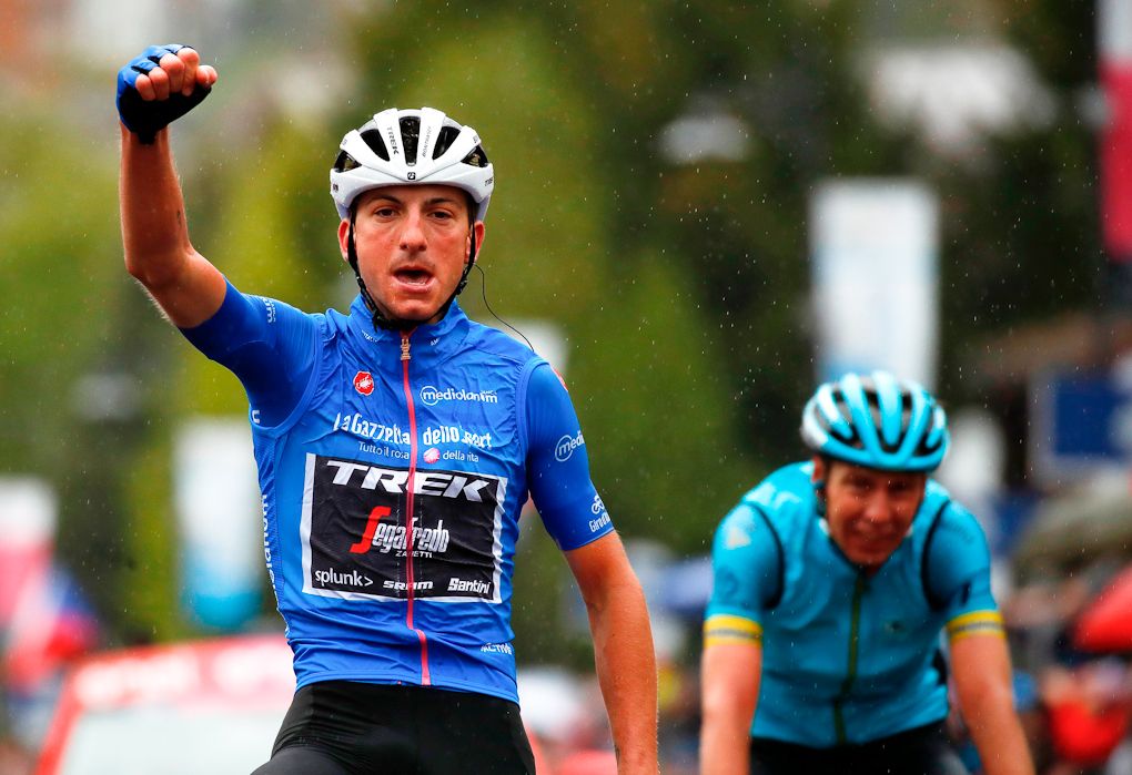 Giulio Ciccone (Trek-Segafredo) wins stage 16 at the Giro d'Italia