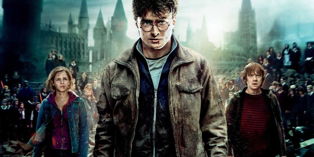 Harry Potter and the Death Hallows Part 2 with Rupert Grint, Emma Watson, and Daniel Radcliffe