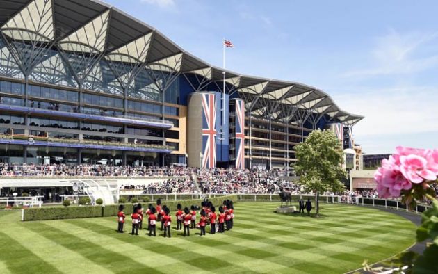 The Ascot Stands, and the Band before racing 18-6-16
