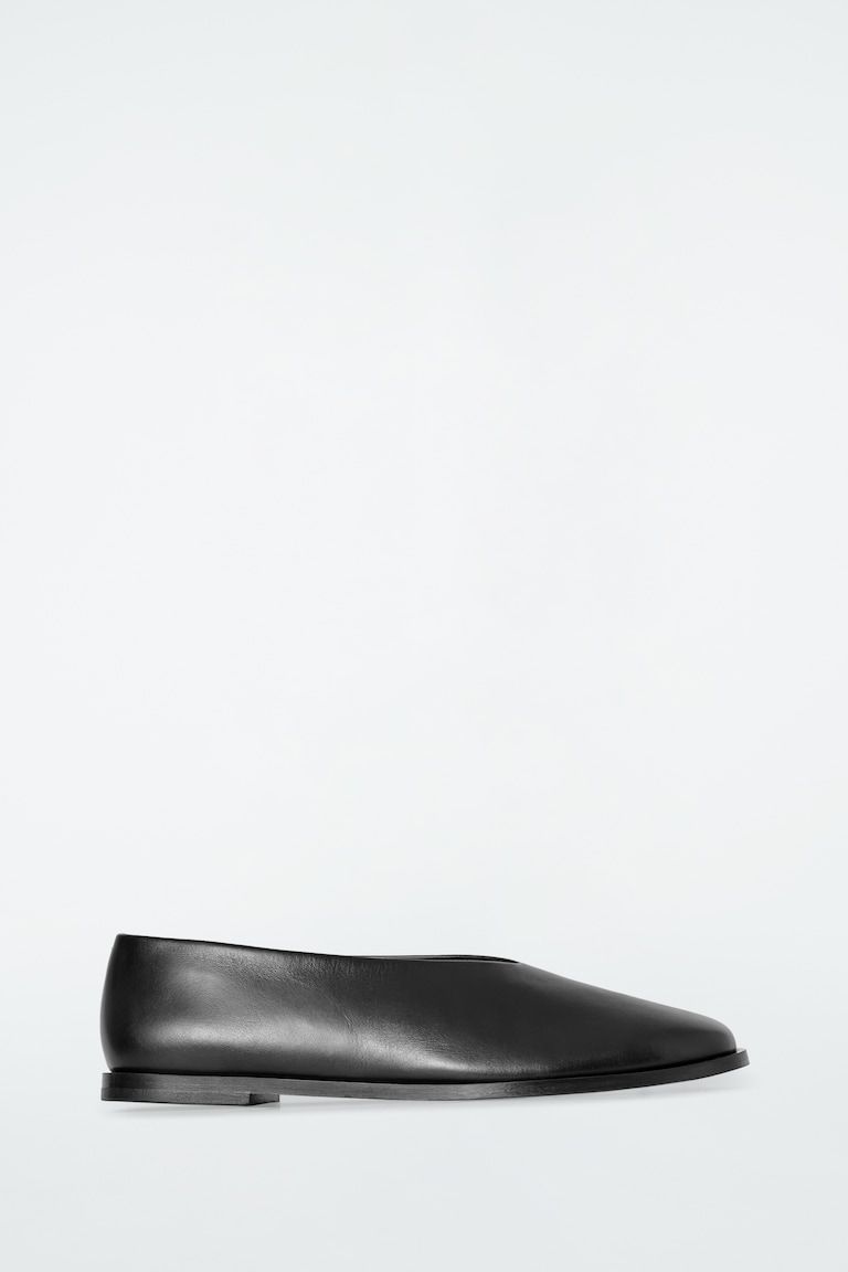 Leather Ballet Flats