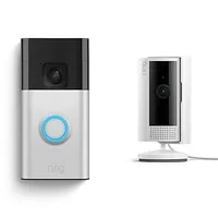Ring Battery Doorbell with Ring Indoor Cam 2nd Gen