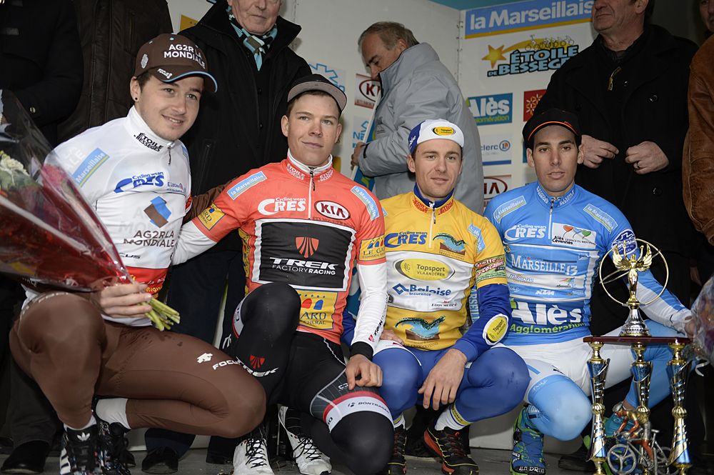 The 2015 Etoile de Besseges jersey winners