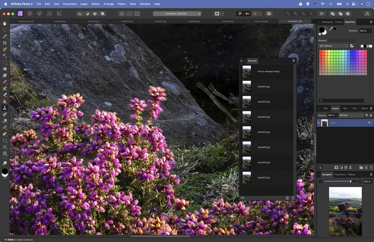 Achieve super sharp scenes with focus stacking in Affinity Photo ...