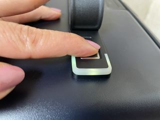 Kabuto Smart Carry On Suitcase Lifestyle Fingerprint Sensor