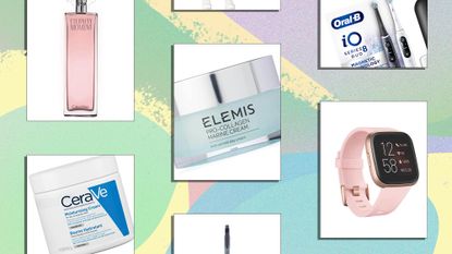 A selection of products available in Amazon Prime Day 2021 from calvin klein eternity perfume to a shark vacuum cleaner and oral b toothbrush to elemis marine collagen cream