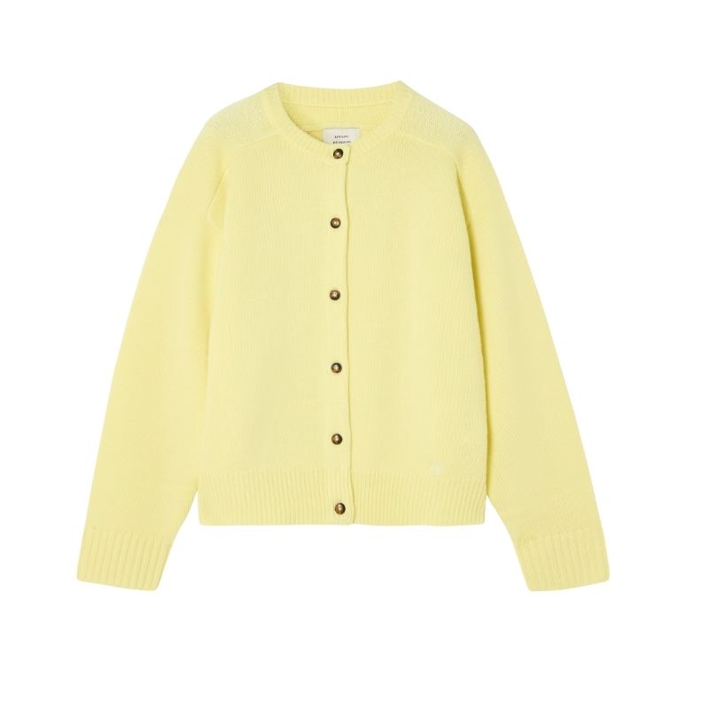 Image of yellow cardigan